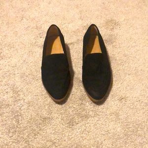Universal Thread black suede loafers